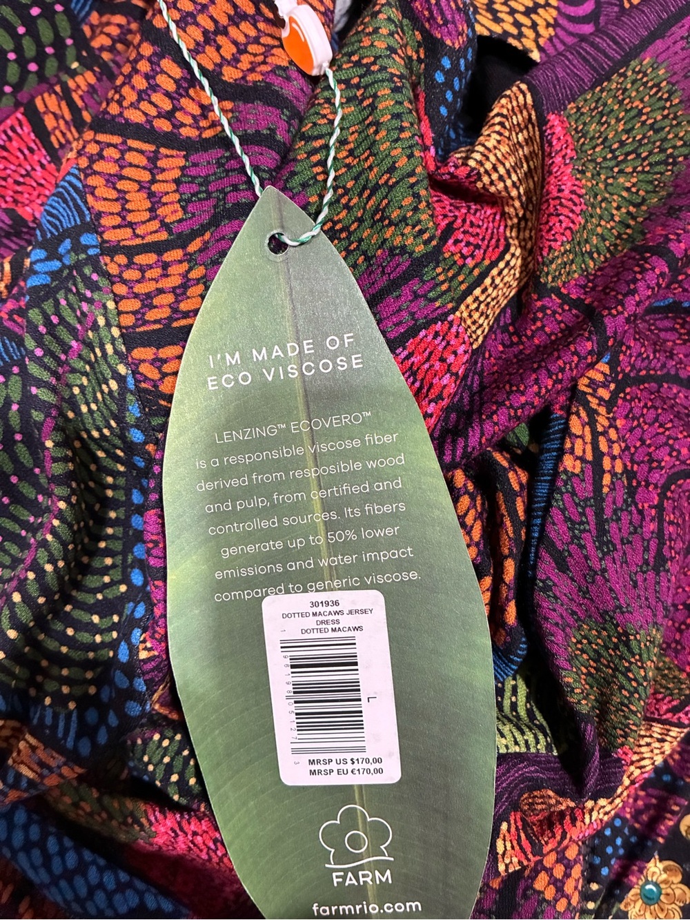 FARM Rio Dotted Macaws Dress - Picture 6 of 6